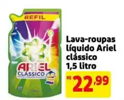 Extra Supermercado Lava-roupas Líquido Ariel clássico oferta