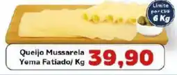 Supermercados Tauste Queijo Mussarela Yema Fatiado oferta