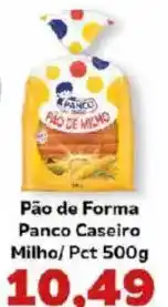 Supermercados Tauste Pão de Forma Panco Caseiro Milho/ Pct oferta