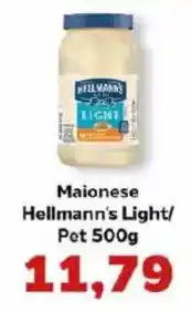 Supermercados Tauste Maionese Hellmann's Light/ Pet oferta