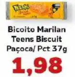 Supermercados Tauste Bicoito Marilan Teens Biscuit Paçoca/ Pct oferta