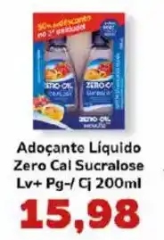 Supermercados Tauste Adoçante Líquido Zero Cal Sucralose oferta