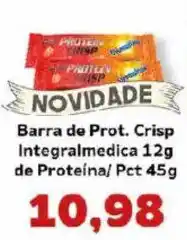 Supermercados Tauste Barra de Prot. Crisp Integralmedica 12g de Proteína/ Pct oferta