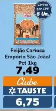 Supermercados Tauste Feijão Carioca Empório São João/ Pct oferta