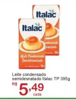 Giga Atacado Leite Condensado Semidesratucin Italac TP oferta