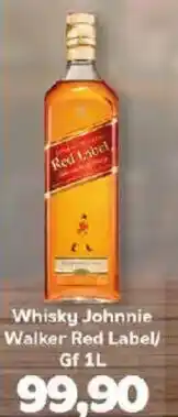 Supermercados Tauste Whisky Johnnie Walker Red Label/ Gf oferta