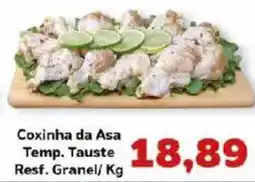 Supermercados Tauste Coxinha da Asa Temp. Tauste Resf. Granel oferta