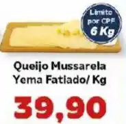 Supermercados Tauste Queijo Mussarela Yema Fatiado oferta