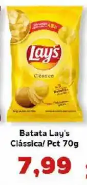 Supermercados Tauste Batata Lay's Clássica/ Pct oferta