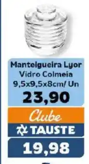 Supermercados Tauste Manteigueira Lyor Vidro Colmeia oferta