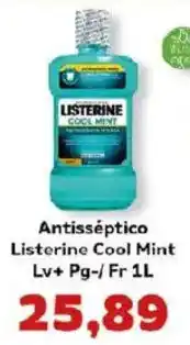Supermercados Tauste Antisséptico Listerine Cool Mint oferta