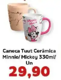 Supermercados Tauste Caneca Tuut Cerâmica Minnie/Mickey oferta
