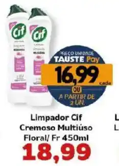 Supermercados Tauste Limpador Cif Cremoso Multiuso Floral/ Fr oferta