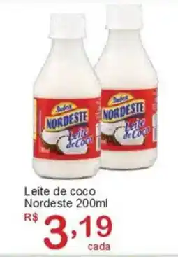 Giga Atacado Leite de coco Nordeste oferta