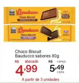 Giga Atacado Choco Biscuit Bauducco sabores oferta