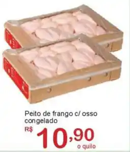Giga Atacado Peito de frango c/ osso congelado oferta