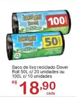 Giga Atacado Saco de lixo reciclado Dover Roll oferta
