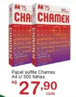 Giga Atacado Papel sulfite Chamex A4 c/ 500 folhas oferta