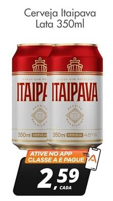 Delta Supermercados Cerveja Itaipava Lata oferta