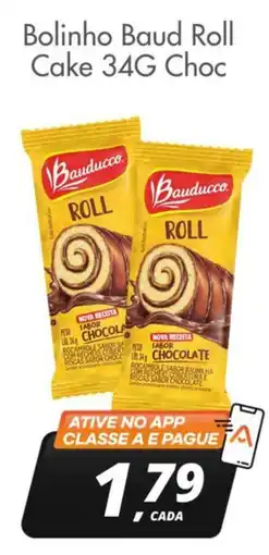Delta Supermercados Bolinho Baud Roll Cake Choc oferta