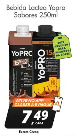 Delta Supermercados Bebida Lactea Yopro Sabores oferta