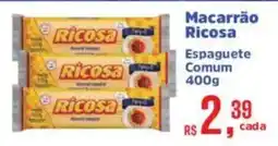 Supermercados Mateus Macarrão Ricosa oferta