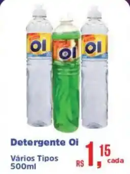 Supermercados Mateus Detergente Oi Vários Tipos oferta