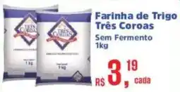 Supermercados Mateus Farinha de Trigo Três Coroas oferta