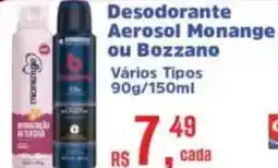 Supermercados Mateus Desodorante Aerosol Monange ou Bozzano oferta