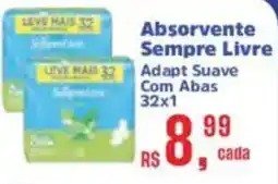 Supermercados Mateus Absorvente Sempre Livre oferta