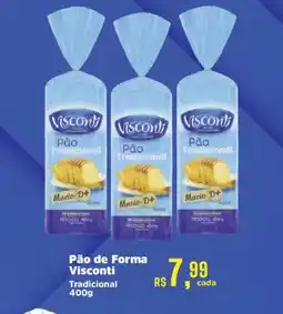 Supermercados Mateus Pão de Forma Visconti Tradicional oferta