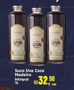 Supermercados Mateus Suco Uva Casa Madeira Integral oferta