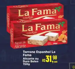 Supermercados Mateus Torrone Espanhol La Fama oferta