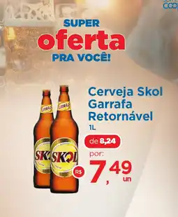 Super São Luiz Cerveja Skol Garrafa Retornável oferta