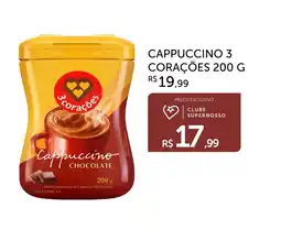 Super Nosso Cappuccino 3 corações oferta