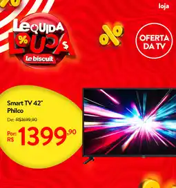 Le Biscuit Smart TV 42" Philco oferta