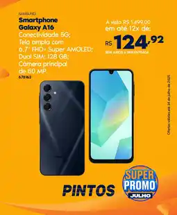 Lojas Pintos SAMSUNG Smartphone Galaxy A16 oferta