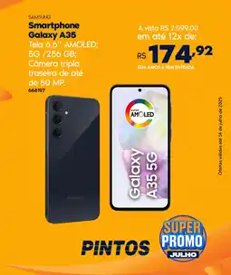 Lojas Pintos SAMSUNG Smartphone Galaxy A35 oferta