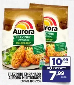 Preço & Cia Filezinho empanado aurora multigraos congelado oferta