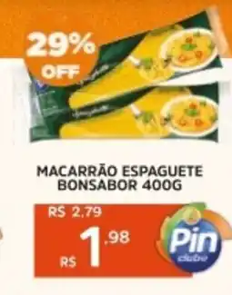 Pinheiro Supermercado Macarrão espaguete bonsabor oferta