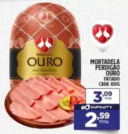 Preço & Cia Mortadela perdigao ouro fatiado cada oferta