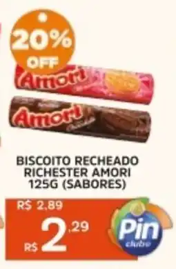 Pinheiro Supermercado Biscoito recheado richester amori (sabores) oferta