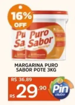 Pinheiro Supermercado Margarina puro sabor pote oferta