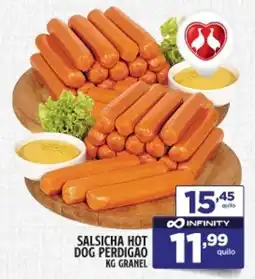 Preço & Cia Salsicha hot dog perdigao granel oferta