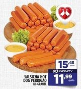 Preço & Cia Salsicha hot dog perdigao granel oferta