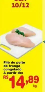 Carrefour File de peito de frango congelado oferta
