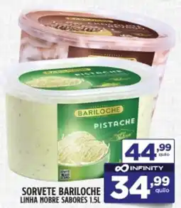 Preço & Cia Sorvete bariloche linha nobre sabores oferta