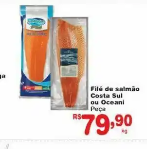 Carrefour Filé de salmão costa sul ou oceani oferta