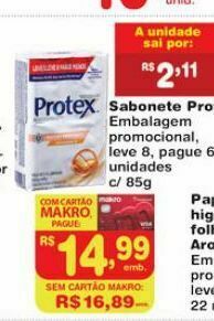 Carrefour Sabonete protex oferta
