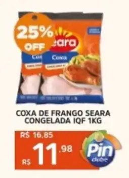 Pinheiro Supermercado Coxa de frango seara congelada iqf oferta